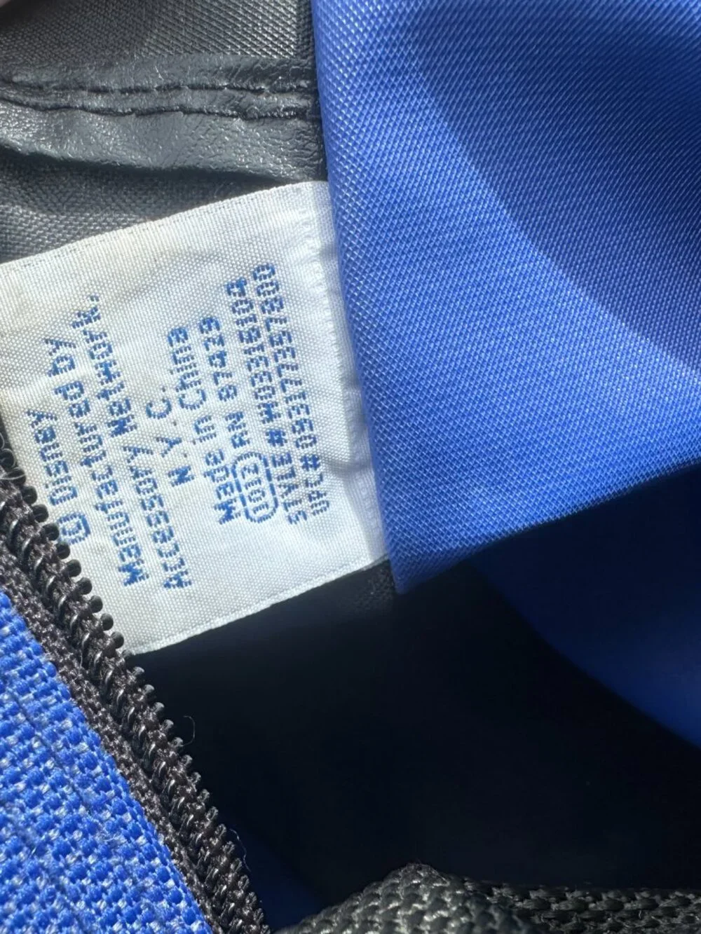 Vintage Winnie The Pooh Duffle Bag 90's Blue Pockets 90's Tote